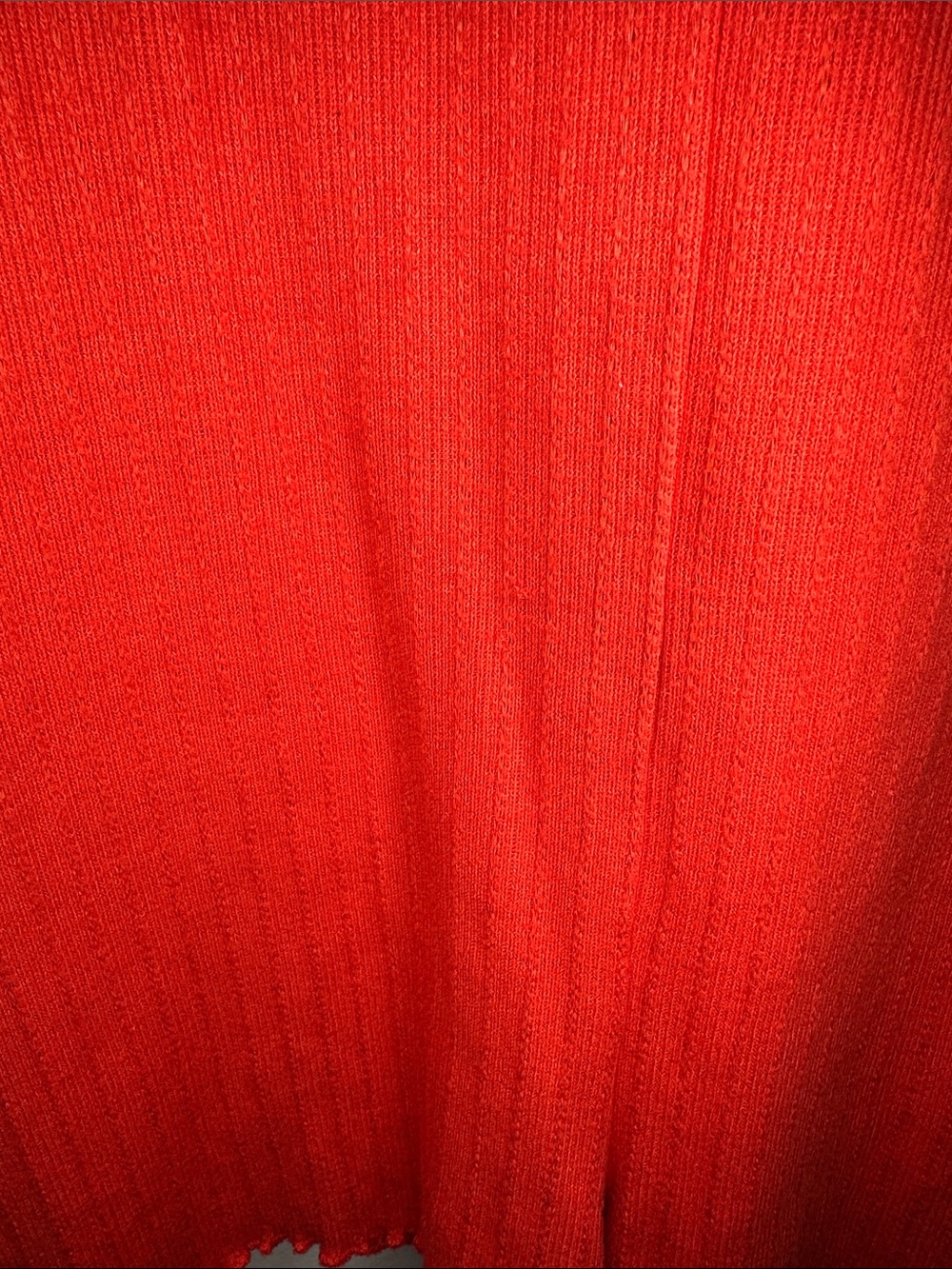 American Eagle Red Long Sleeve Lounge Romper - Picture 4 of 7